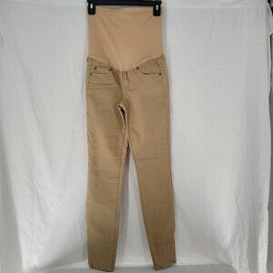 GAP Maternity Always Skinny Jeans Khaki Stretch 5 Pocket Women's 26R